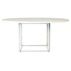 Mesa de comedor de mediados de siglo "PK 54" de Poul Kjærholm, E. Kold Christensen, Dinamarca