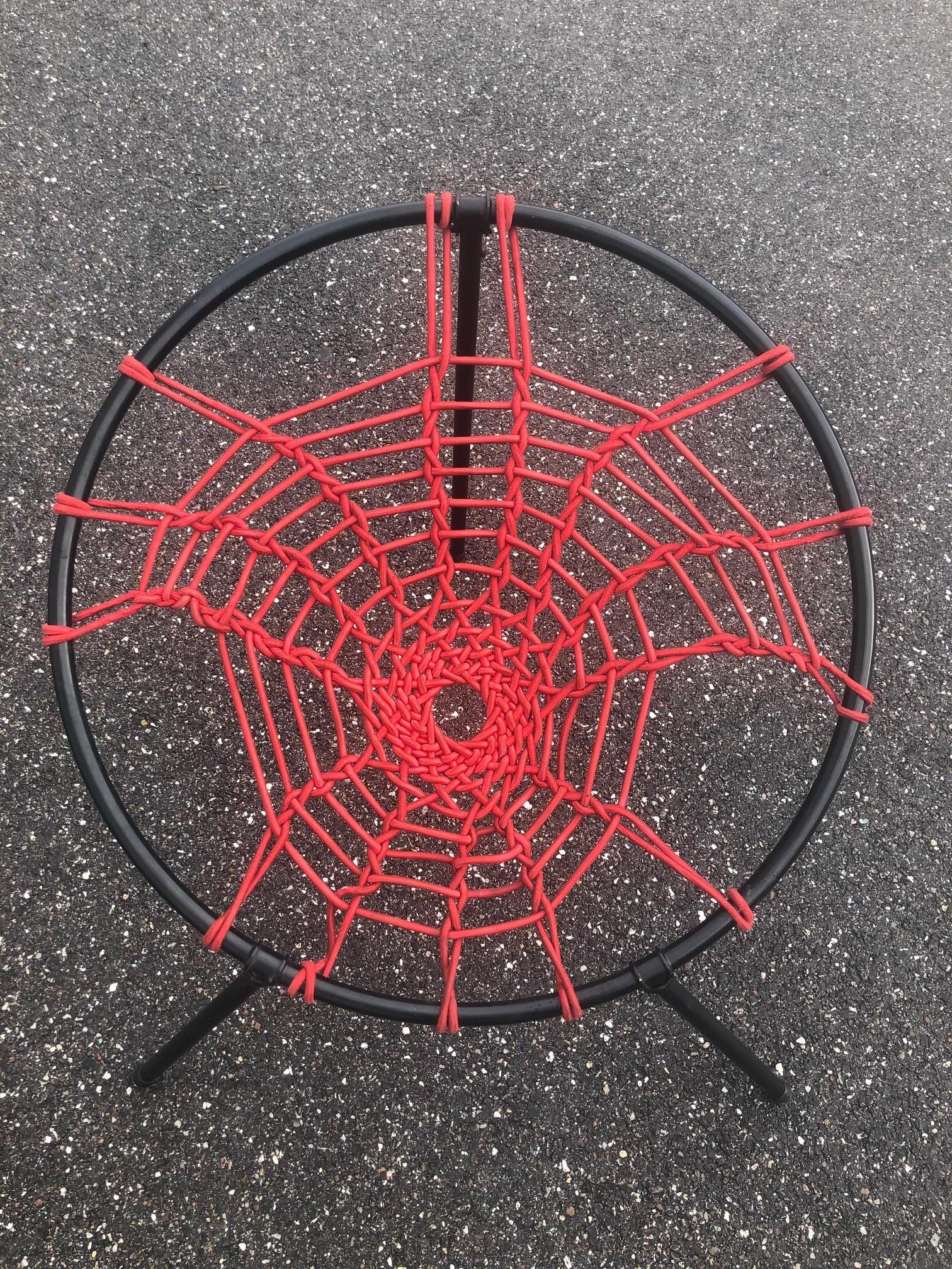 Midcentury Plan O Hoffer Spider Chair / Lounge Patio Chair French, circa 1958 For Sale 2