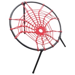 Sedia Spider Plan O Hoffer / Lounge Patio Chair francese, circa 1958