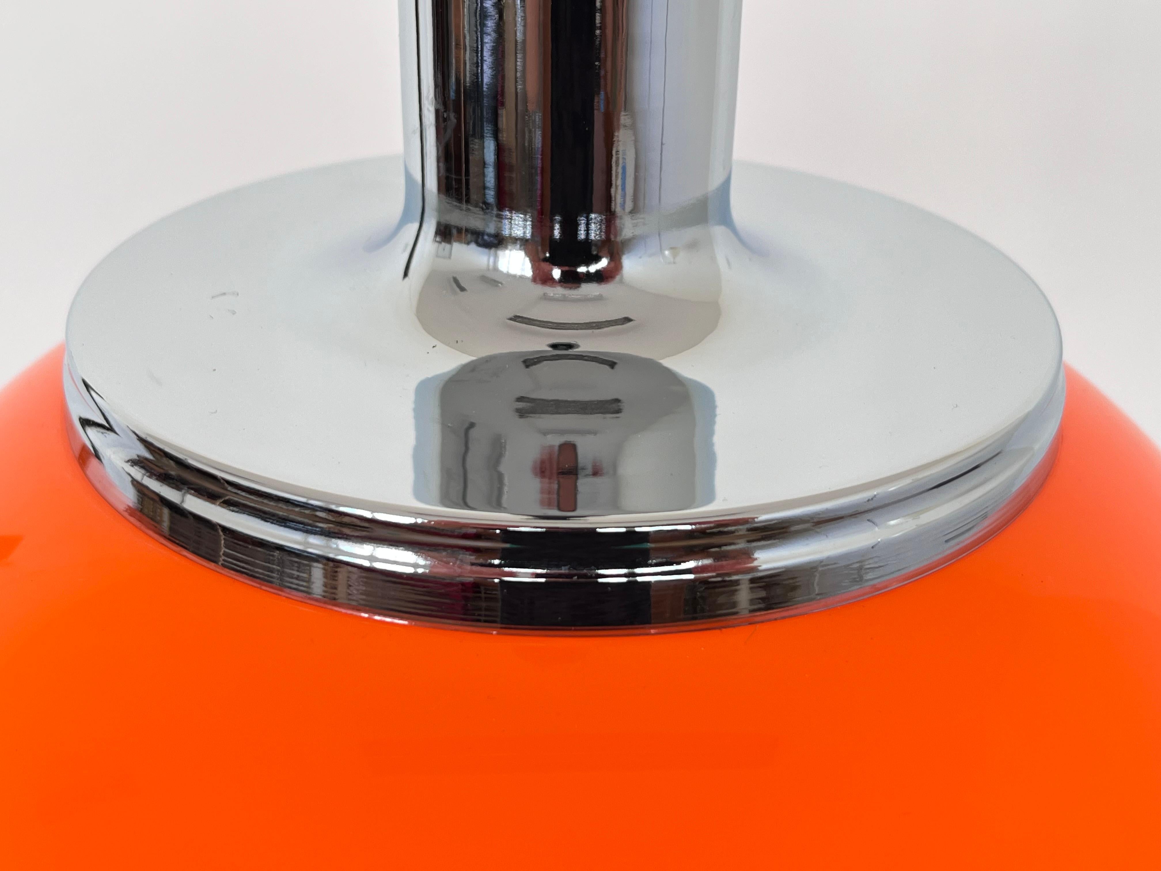 Italian Midcentury plastic Design Pendant by Meblo, Harvey Guzzini, Italy, 1970s For Sale