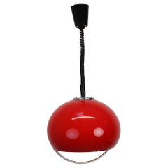 Colgante de diseño de mediados de siglo de Meblo, Harvey Guzzini, Italia, años 70