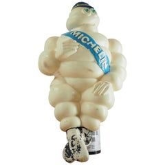 Midcentury Plastic Michelin Man, Vintage Sign, 1950s