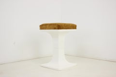 Taburete o escabel de plástico de mediados de siglo, 1970, Hungría