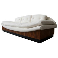 Midcentury Platform Gondola Sofa by Adrian Pearsall