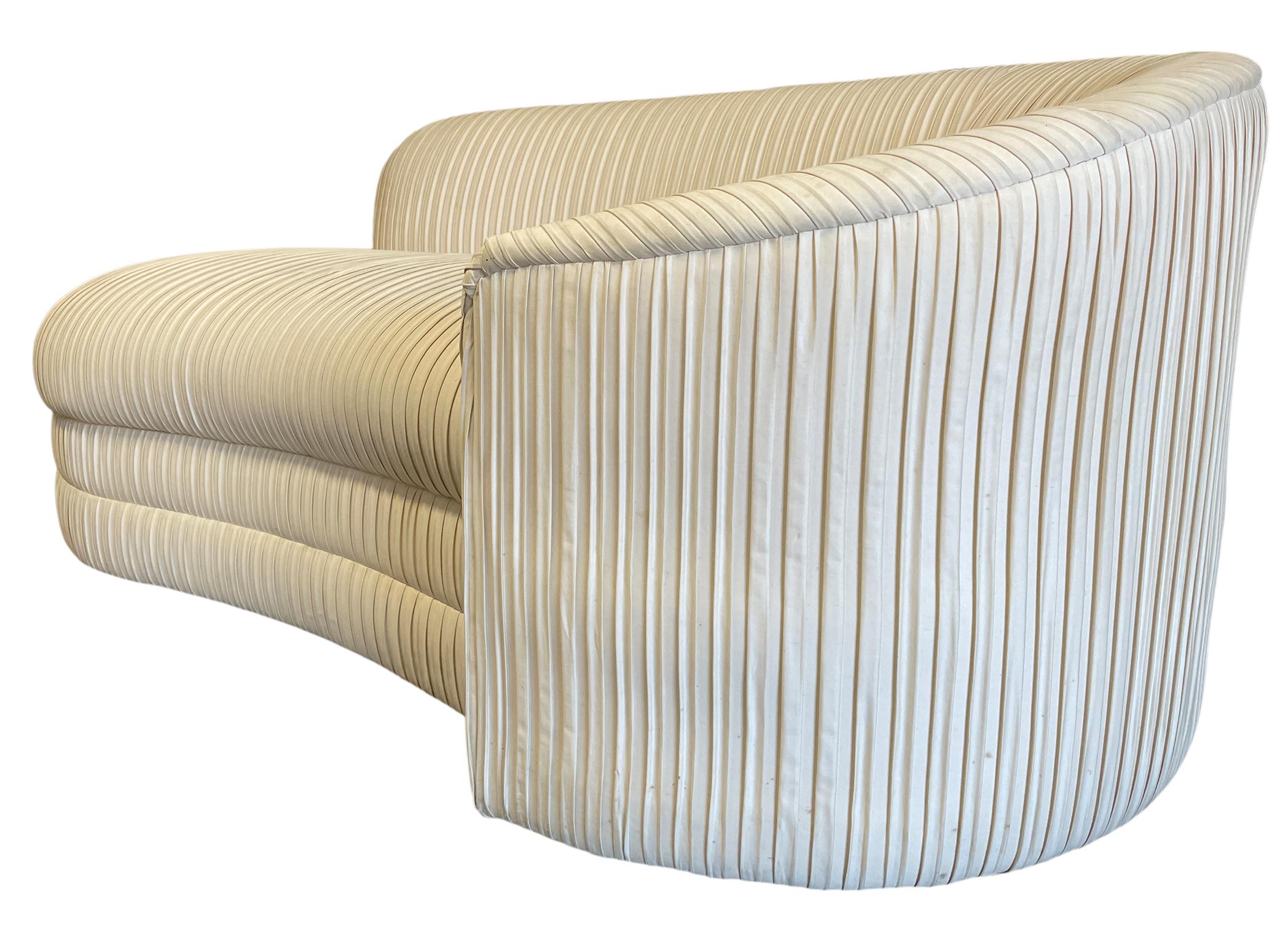 pleated sofa