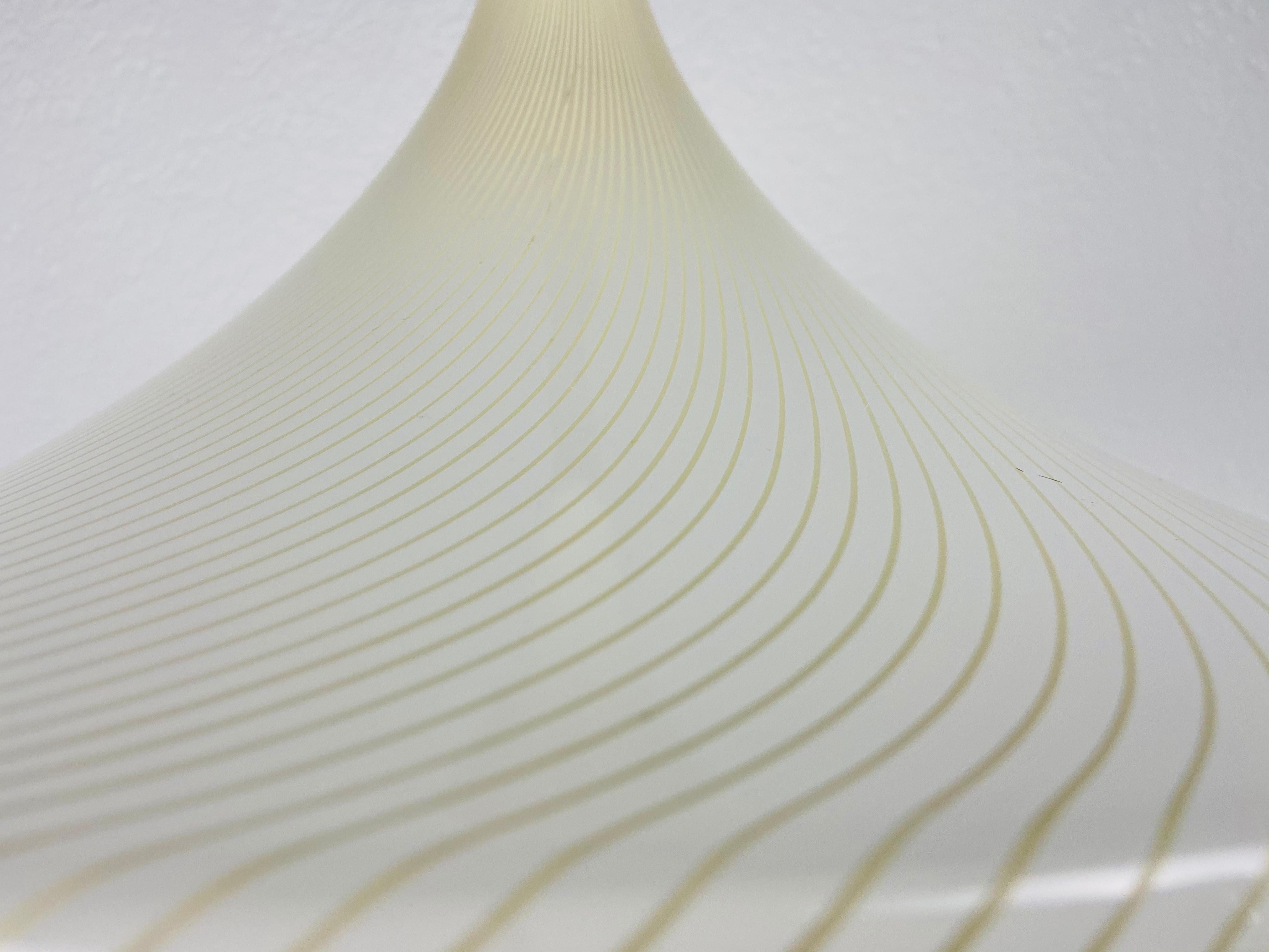 Plastic Midcentury Plexiglass Pendant Lamp, 1960s For Sale