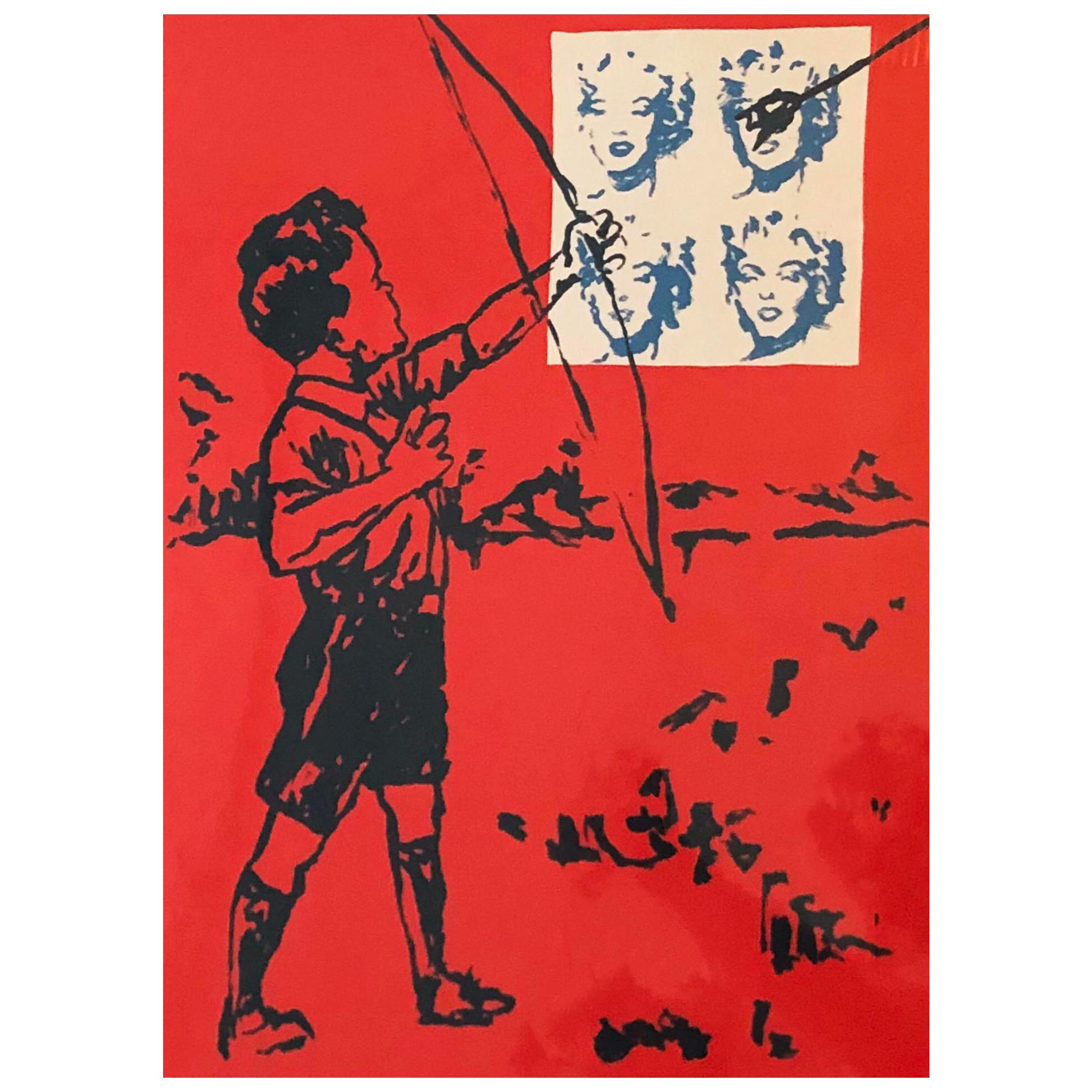 N Is For Nude 1990s Silkscreen By British Pop Artist Peter Blake For n-is-for-nude-1990s-silkscreen-by-british-pop-artist-peter-blake-for