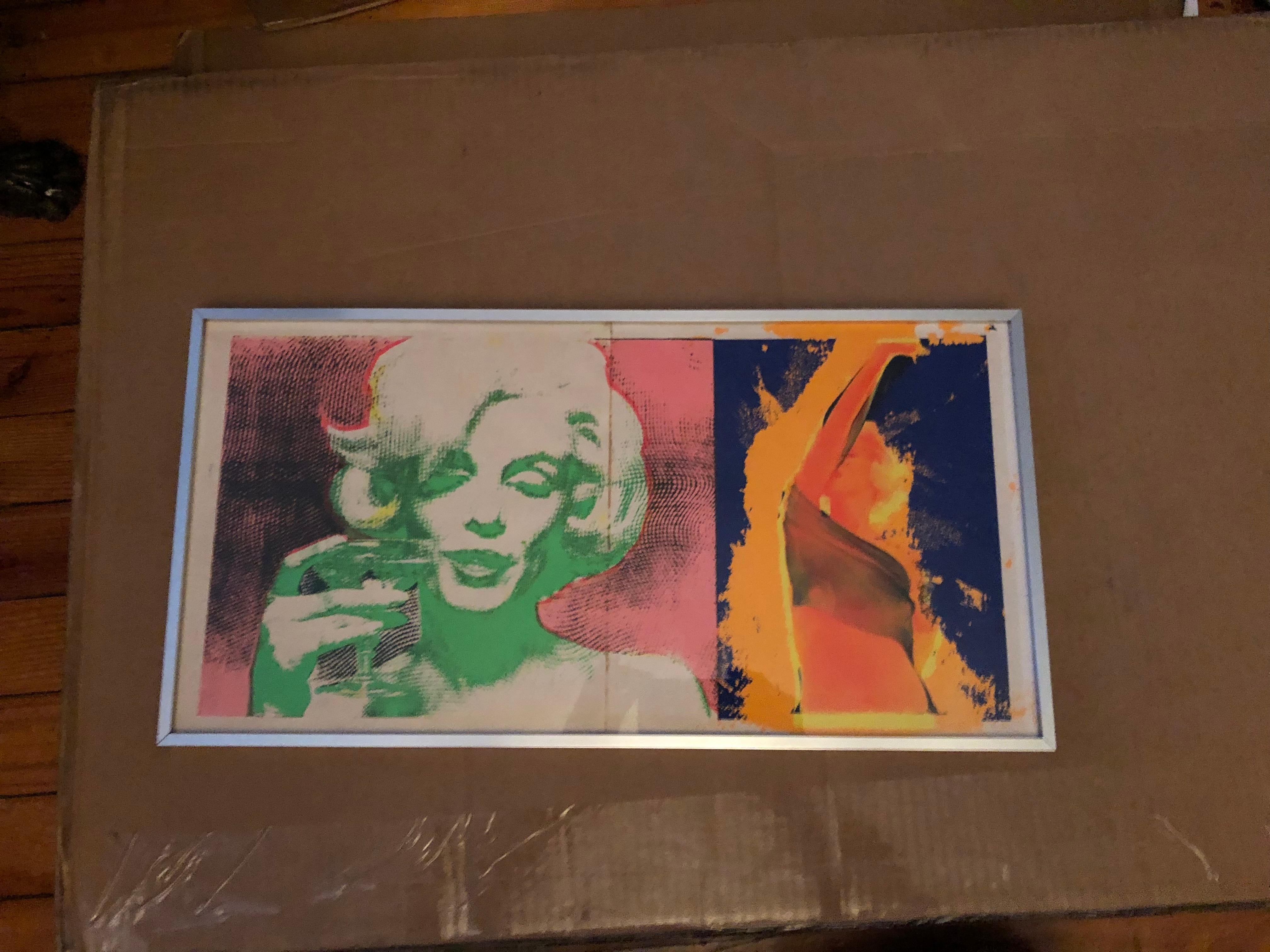  Marilyn Monroe Trip 1 & 2 Druck von Bert Stern, 1968, Pop-Art, Neon, Mitte des Jahrhunderts (amerikanisch) im Angebot