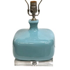 Midcentury Porcelain Lamp