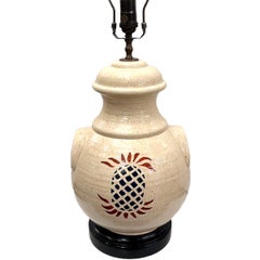 Midcentury Porcelain Lamp