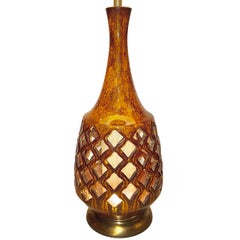 Porzellanlampe aus der Jahrhundertmitte