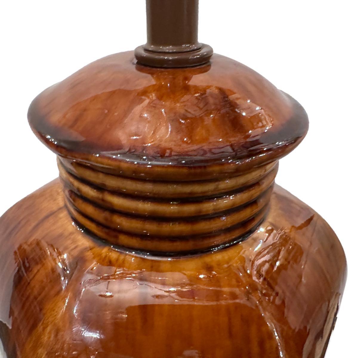 A single circa 1960's Italian porcelain lamp

Measurements:
Height of body: 15