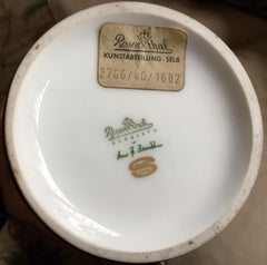 Midcentury Hans Theo Bauwmann Signed Rosenthal Porcelain Vase