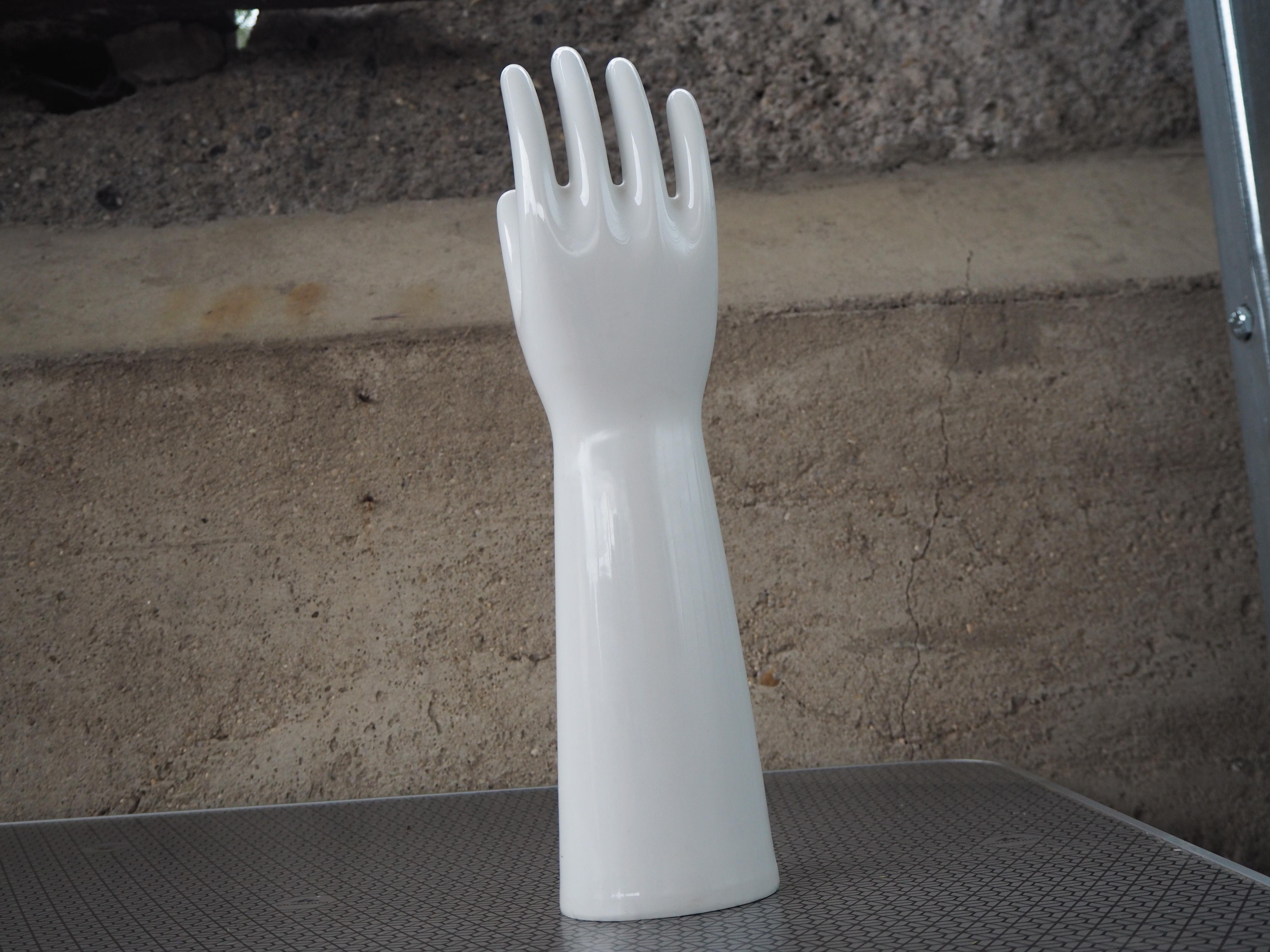 Midcentury Porclain Hand, Schmuckhalter, Westdeutschland, 1960er Jahre (Mitte des 20. Jahrhunderts) im Angebot