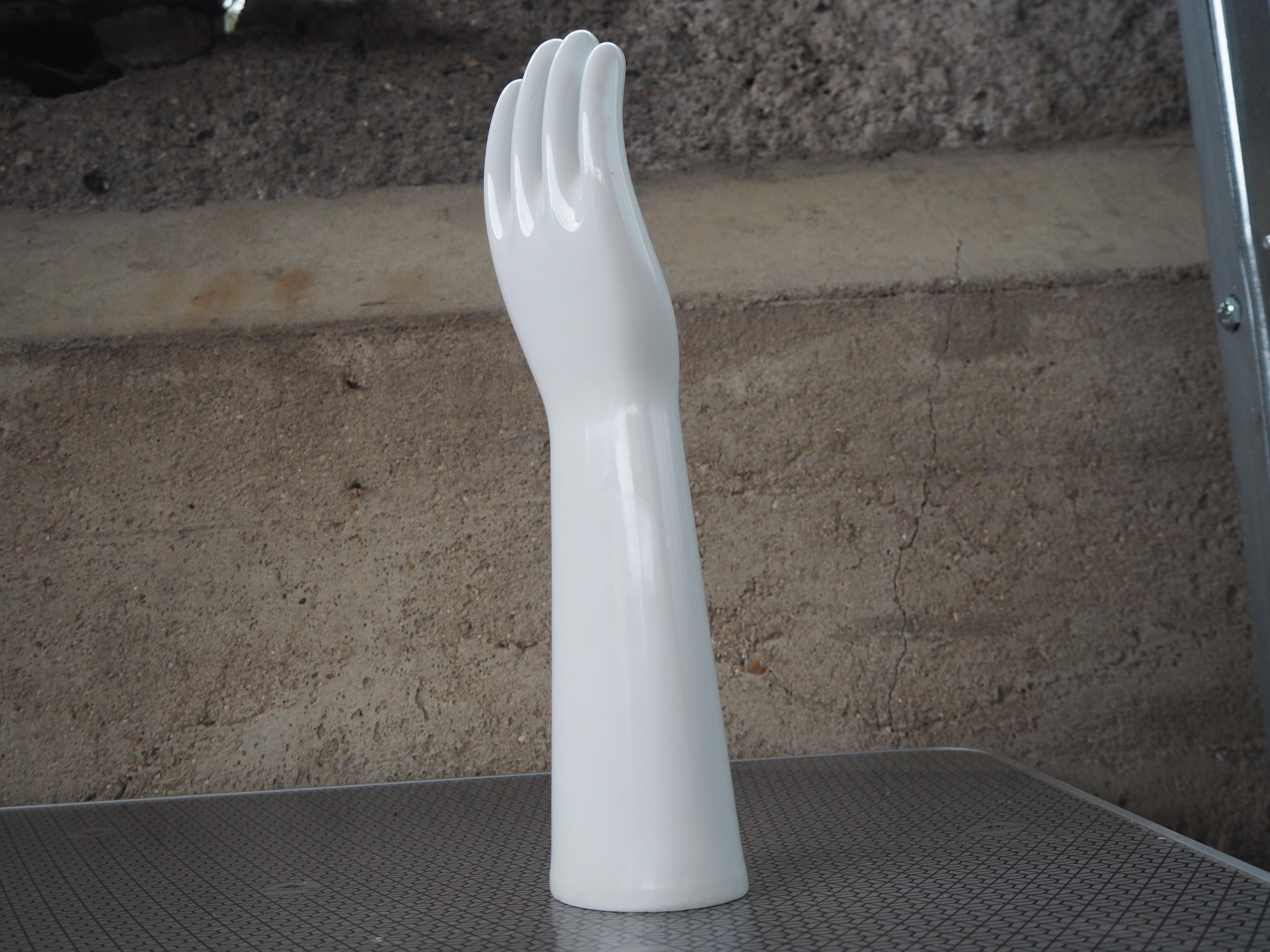 Midcentury Porclain Hand, Schmuckhalter, Westdeutschland, 1960er Jahre (Porzellan) im Angebot