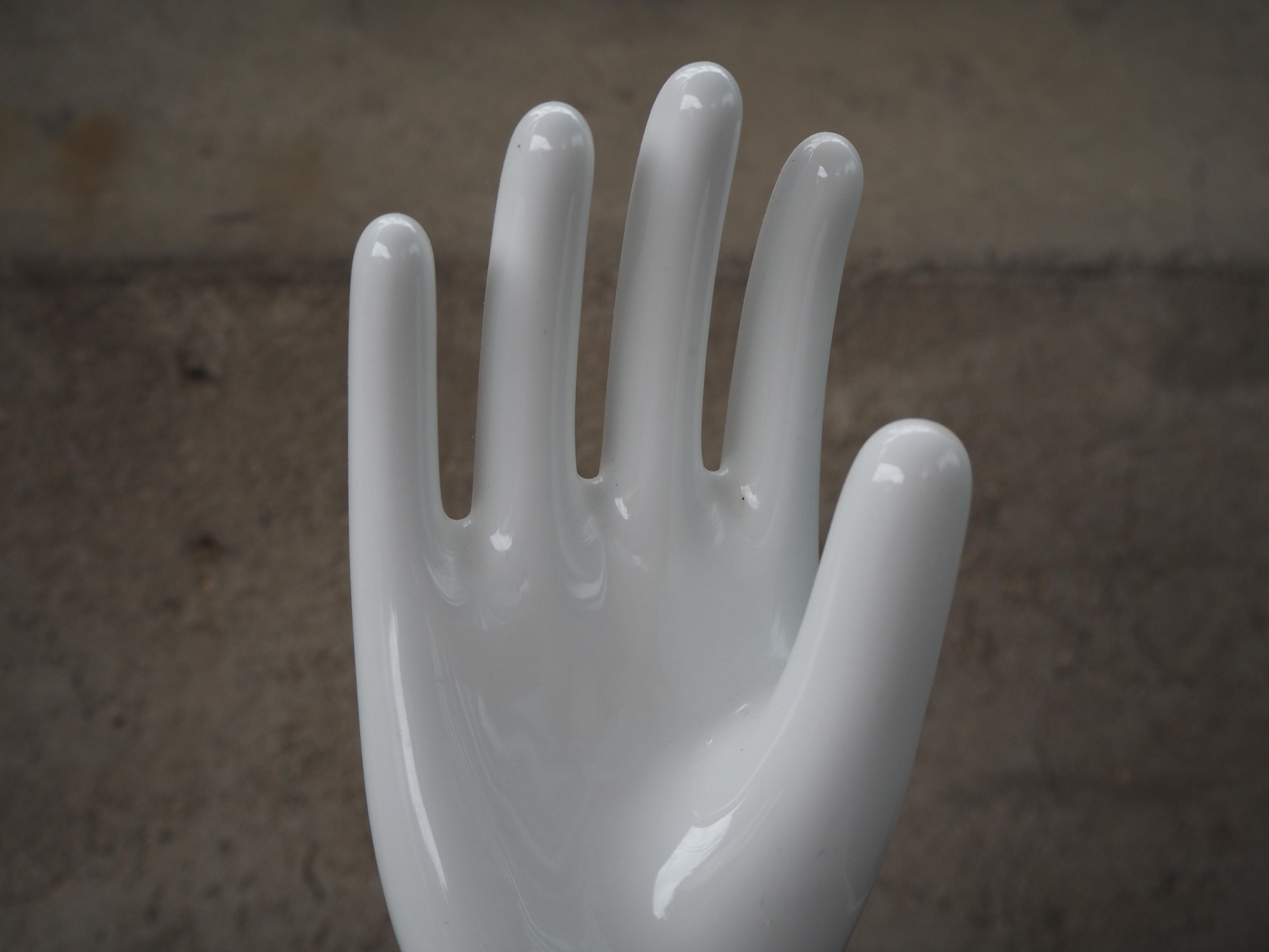 Midcentury Porclain Hand, Schmuckhalter, Westdeutschland, 1960er Jahre im Angebot 2