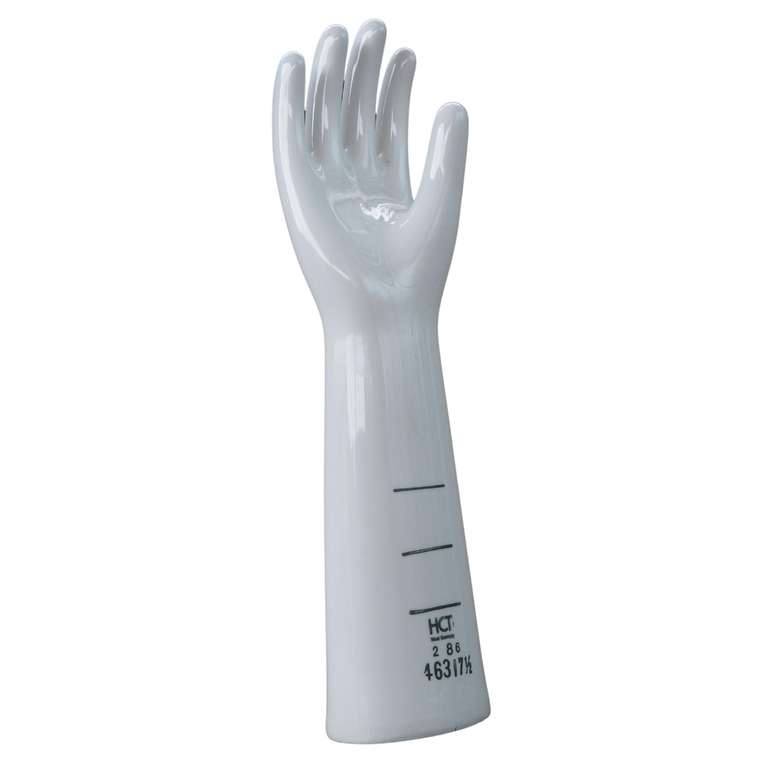 Midcentury Porclain Hand, Schmuckhalter, Westdeutschland, 1960er Jahre im Angebot