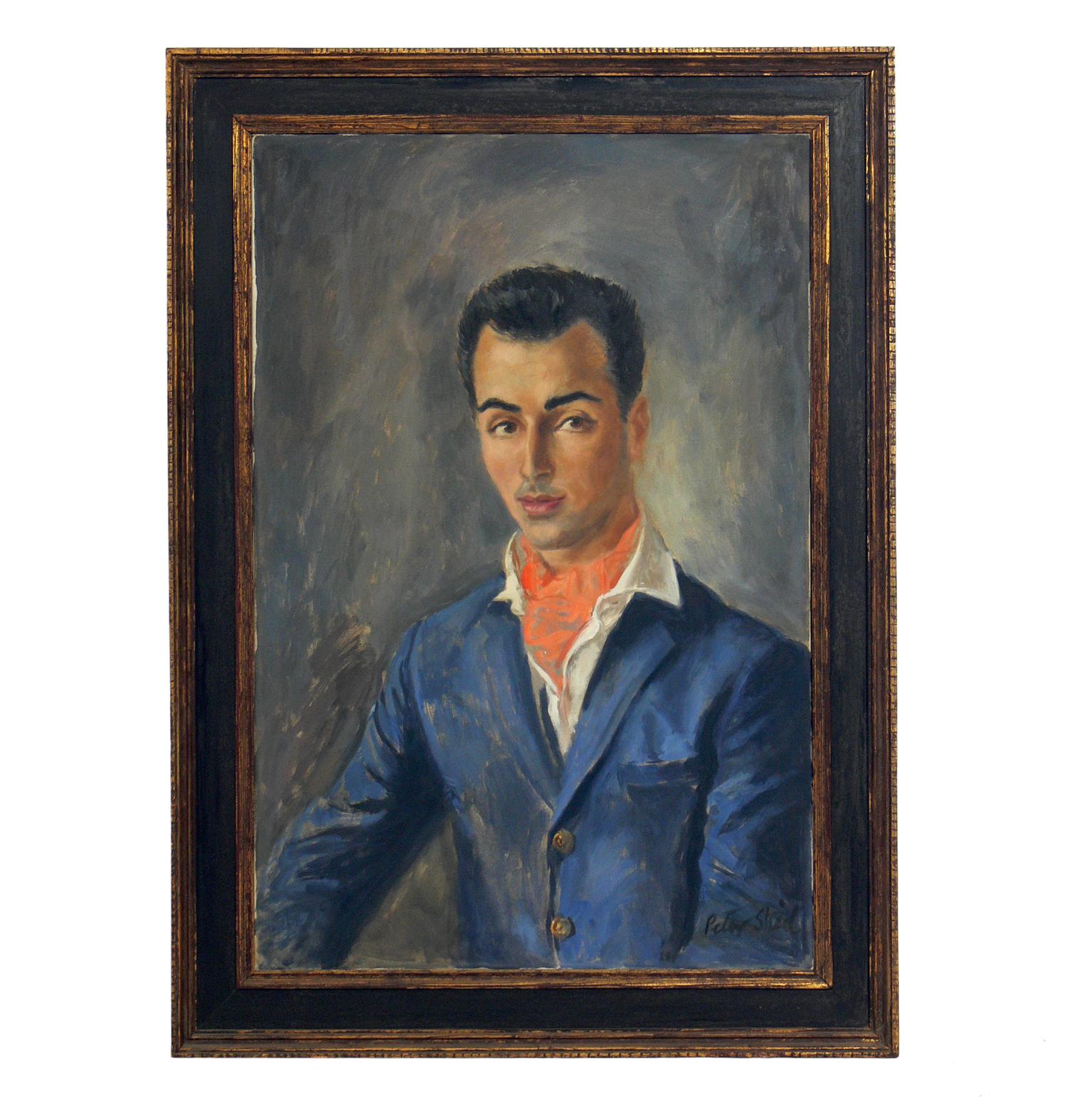 Midcentury Portrait of a Dapper Dandy by Peter Sheil