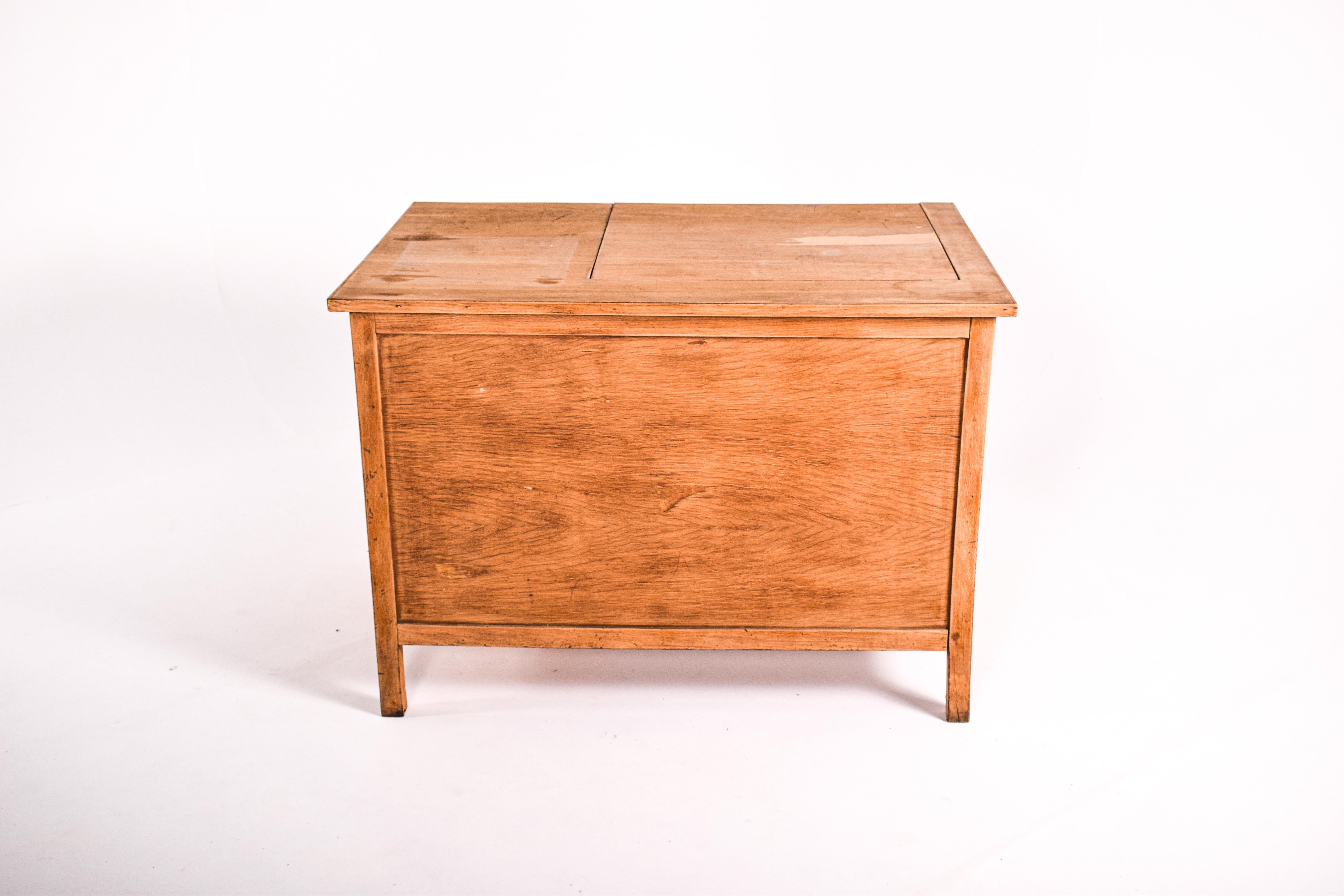 Midcentury Portuguese Olaio Oak Desk, 1950s For Sale 3