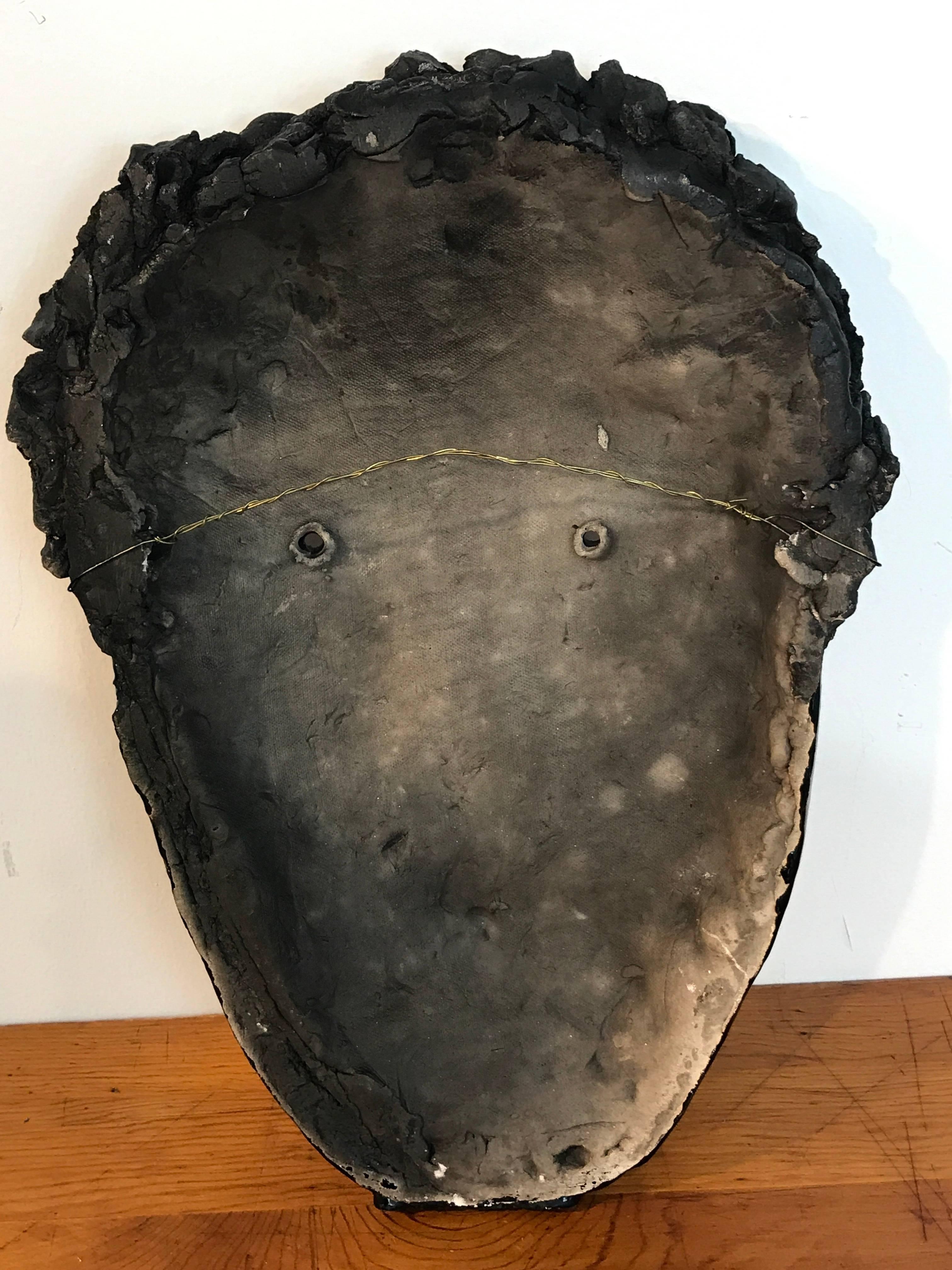 Mid Century Pottery African Mask in the Style of Wiener Werkstatte For Sale 10