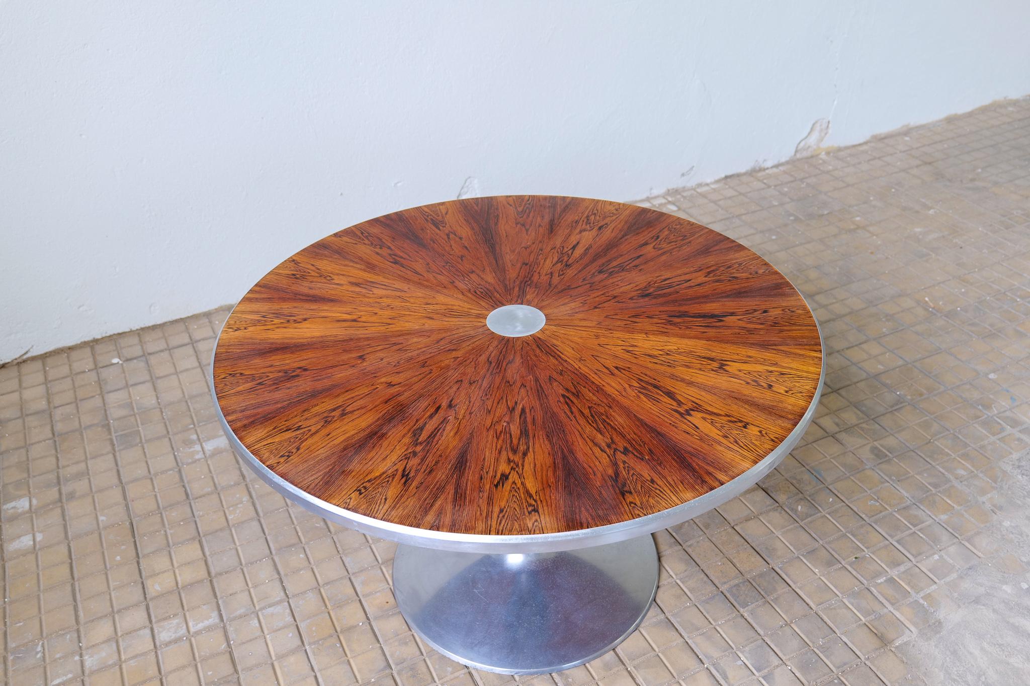 Midcentury Poul Cadovius Rosewood Dinner Table for France & Son For Sale 3