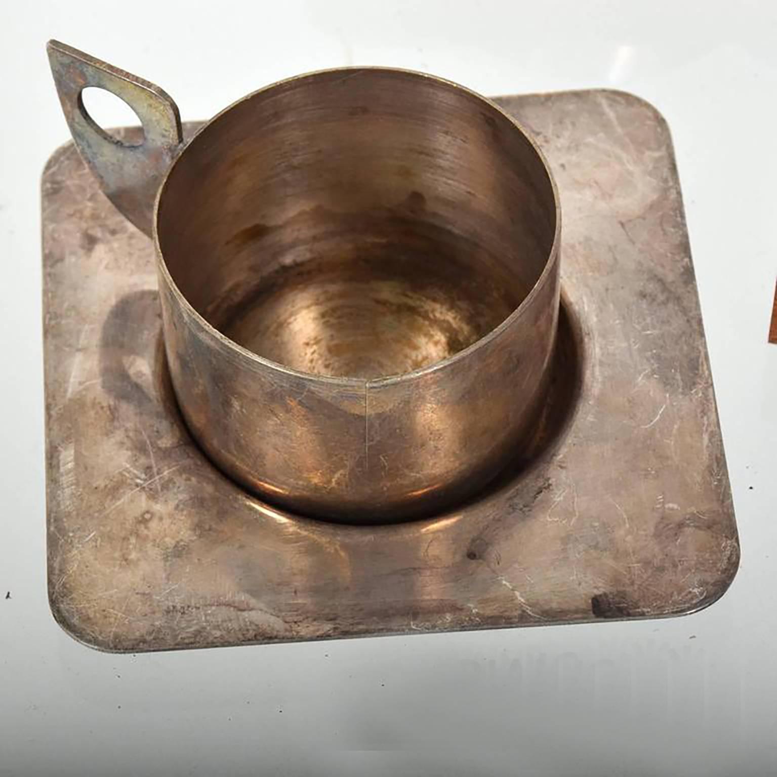 Midcentury Prata 90 Silverplated Mini Espresso Cups by Wolf, Brazil, 1960s 1