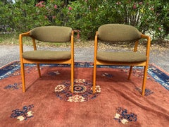 Midcentury "Puck" Chairs Gemla Furniture Yngve Ekström Sweden, 1950’s, Pair