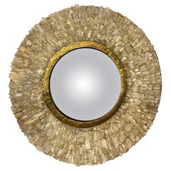 Midcentury Quartz Crystal Mirror