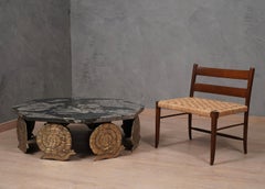 MidCentury Quercia e Paglia Beistellstühle, 1970