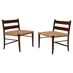 MidCentury Quercia e Paglia Beistellstühle, 1970