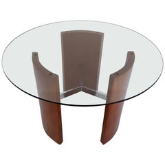 Midcentury Radius Side or End Table by Vladimir Kagan