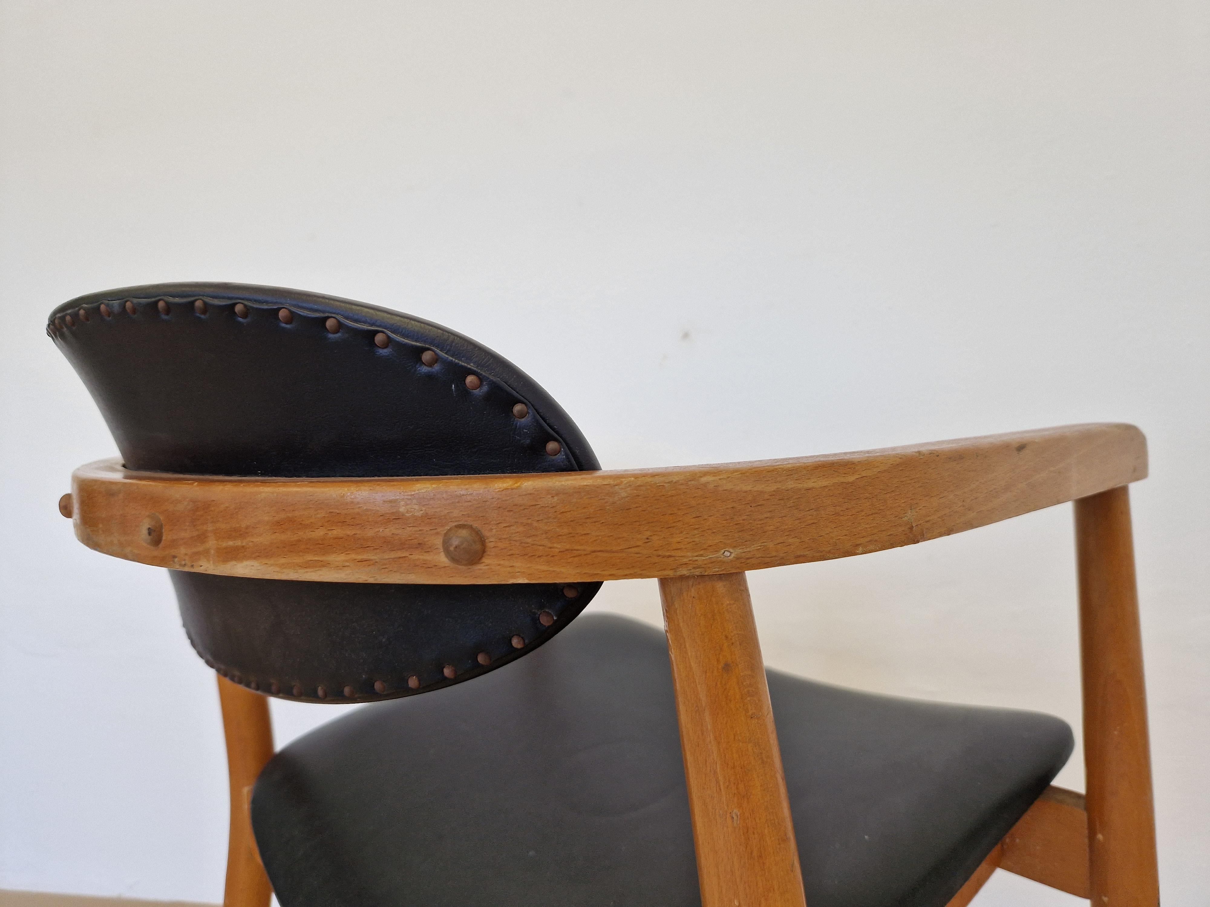 Mid-20th Century Midcentury Rare Chair TON designed by Antonin Suman, Scandinavian Style, 1960s For Sale