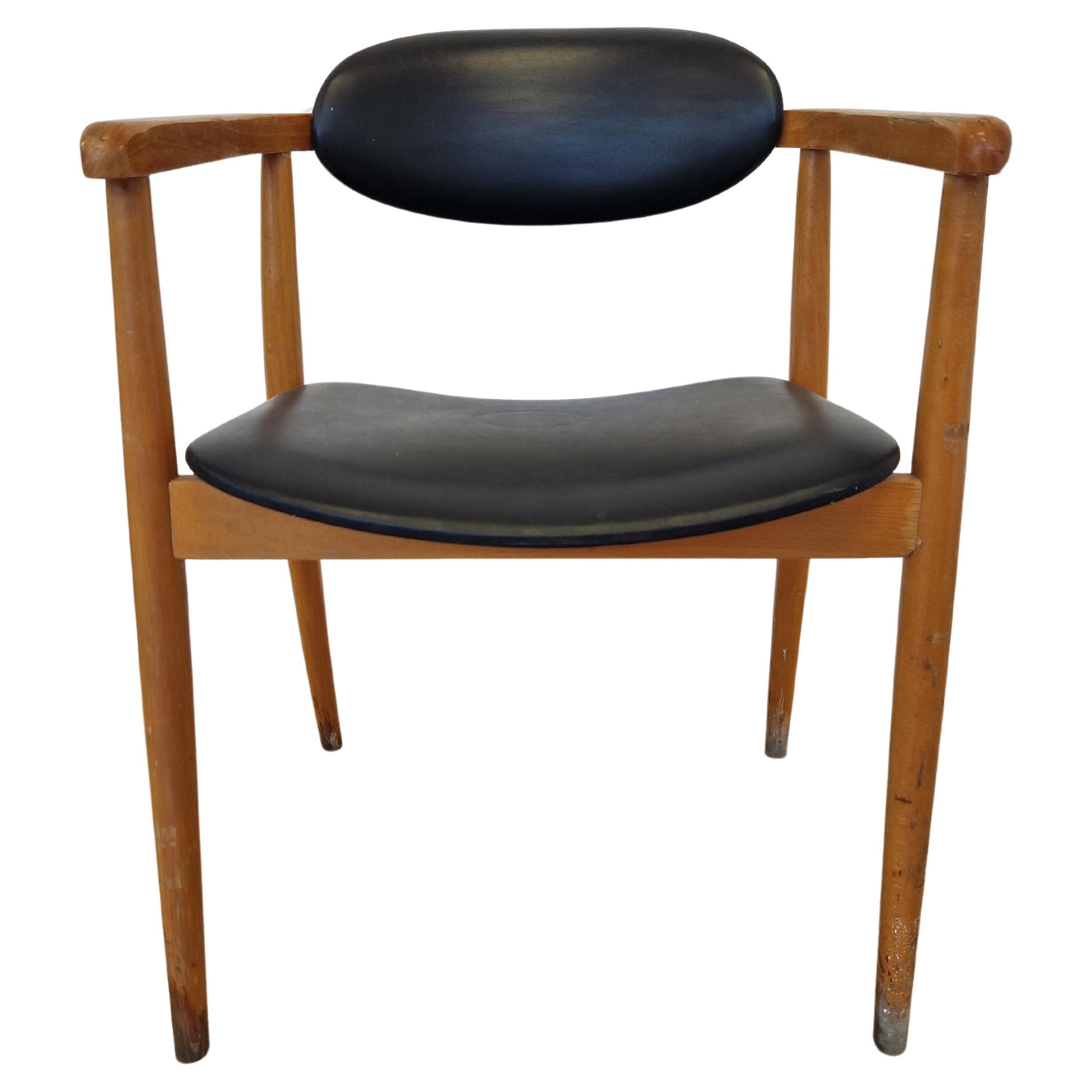 Midcentury Rare Chair TON designed by Antonin Suman, Scandinavian Style, 1960s For Sale