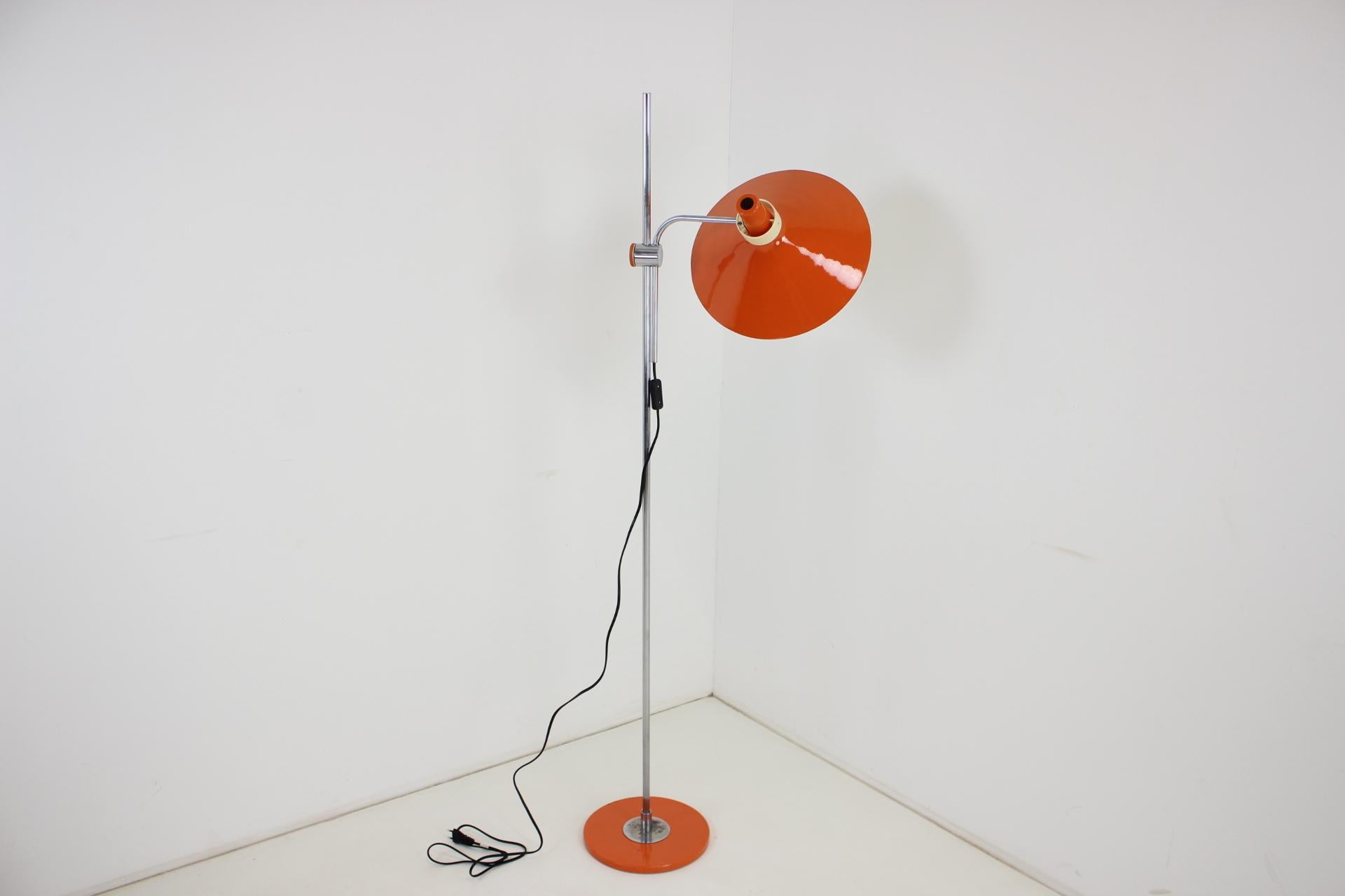 Midcentury Rare Floor Lamp by Pokrok Žilina, 1960s For Sale 4