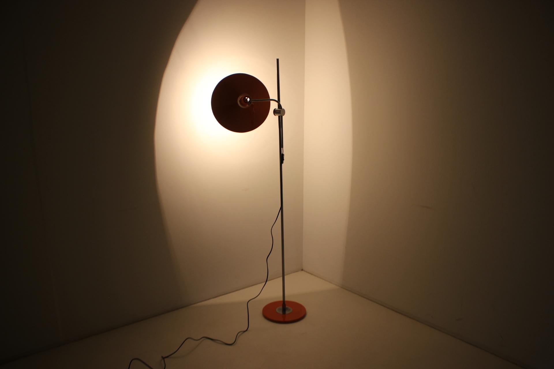 Midcentury Rare Floor Lamp by Pokrok Žilina, 1960s For Sale 7
