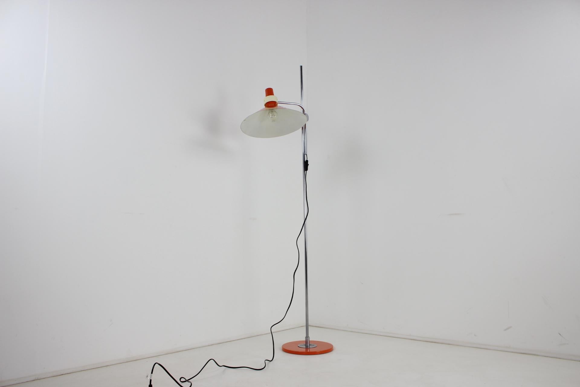 Midcentury Rare Floor Lamp by Pokrok Žilina, 1960s For Sale 9