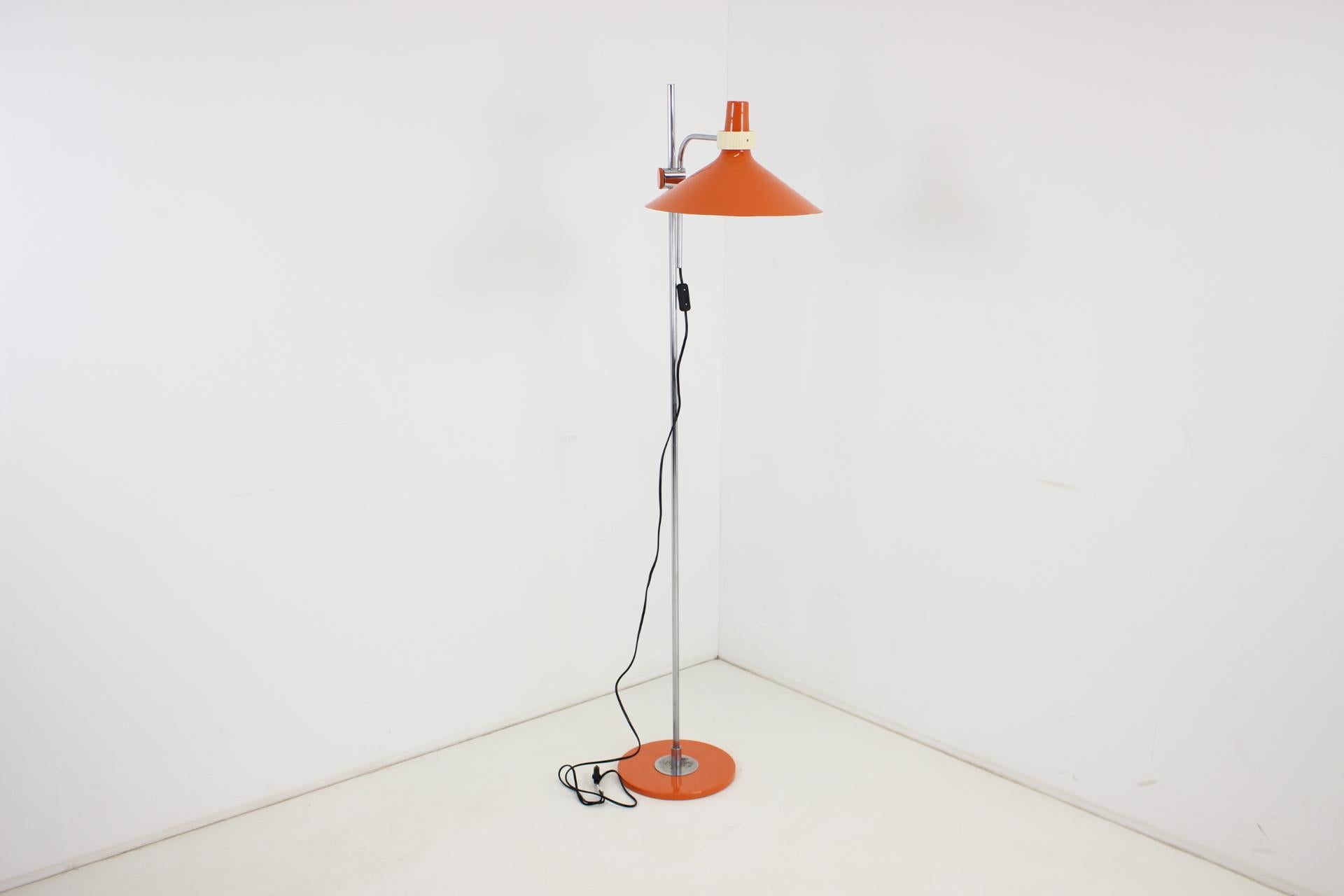 Czech Midcentury Rare Floor Lamp by Pokrok Žilina, 1960s For Sale