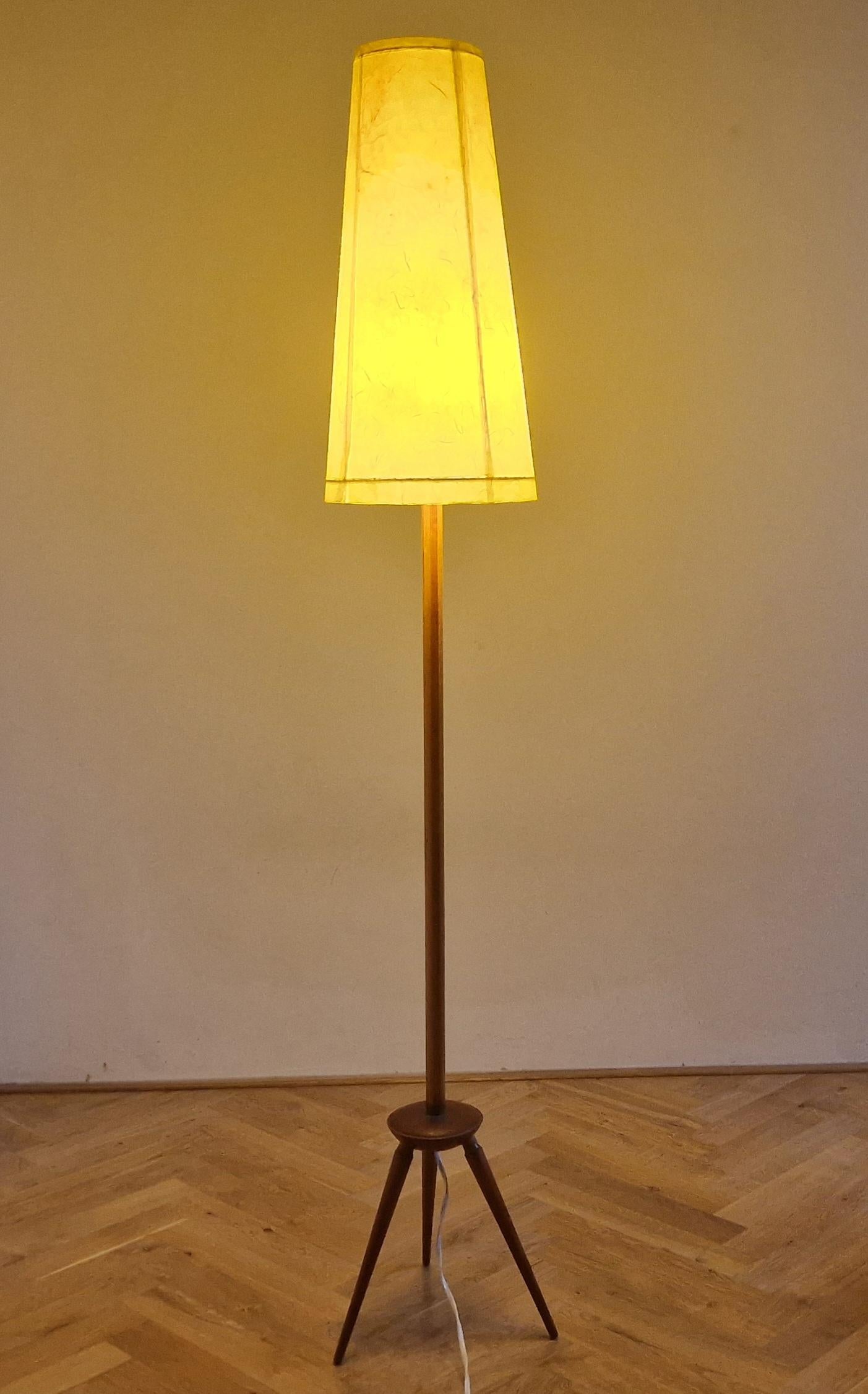 Rara lámpara de pie Rocket de mediados de siglo, Alemania, años 60 mediados del siglo XX en venta
