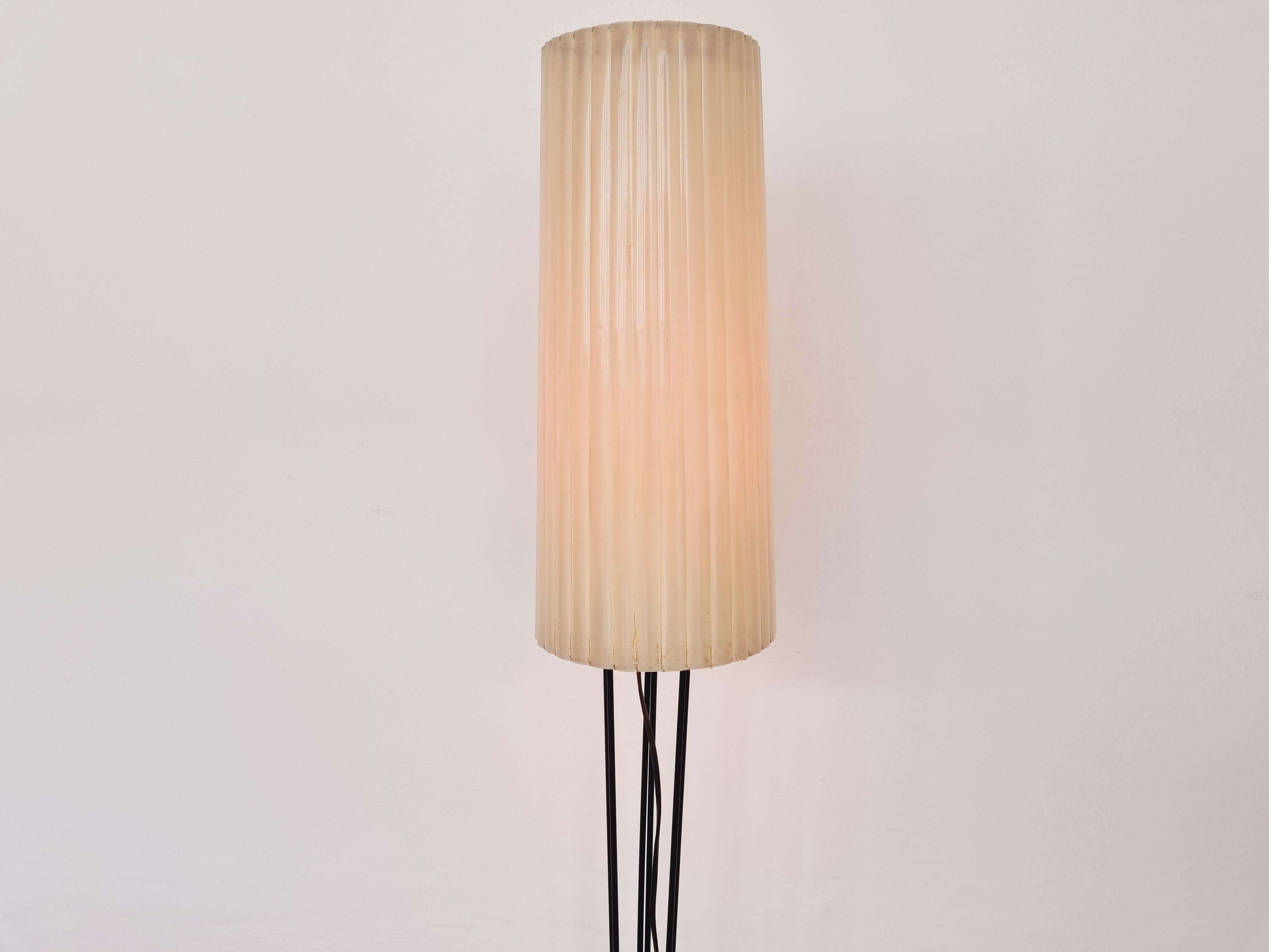 Midcentury Rare Floor Lamp ROCKET Pokrok Zilina, 1960s In Good Condition In Praha, CZ