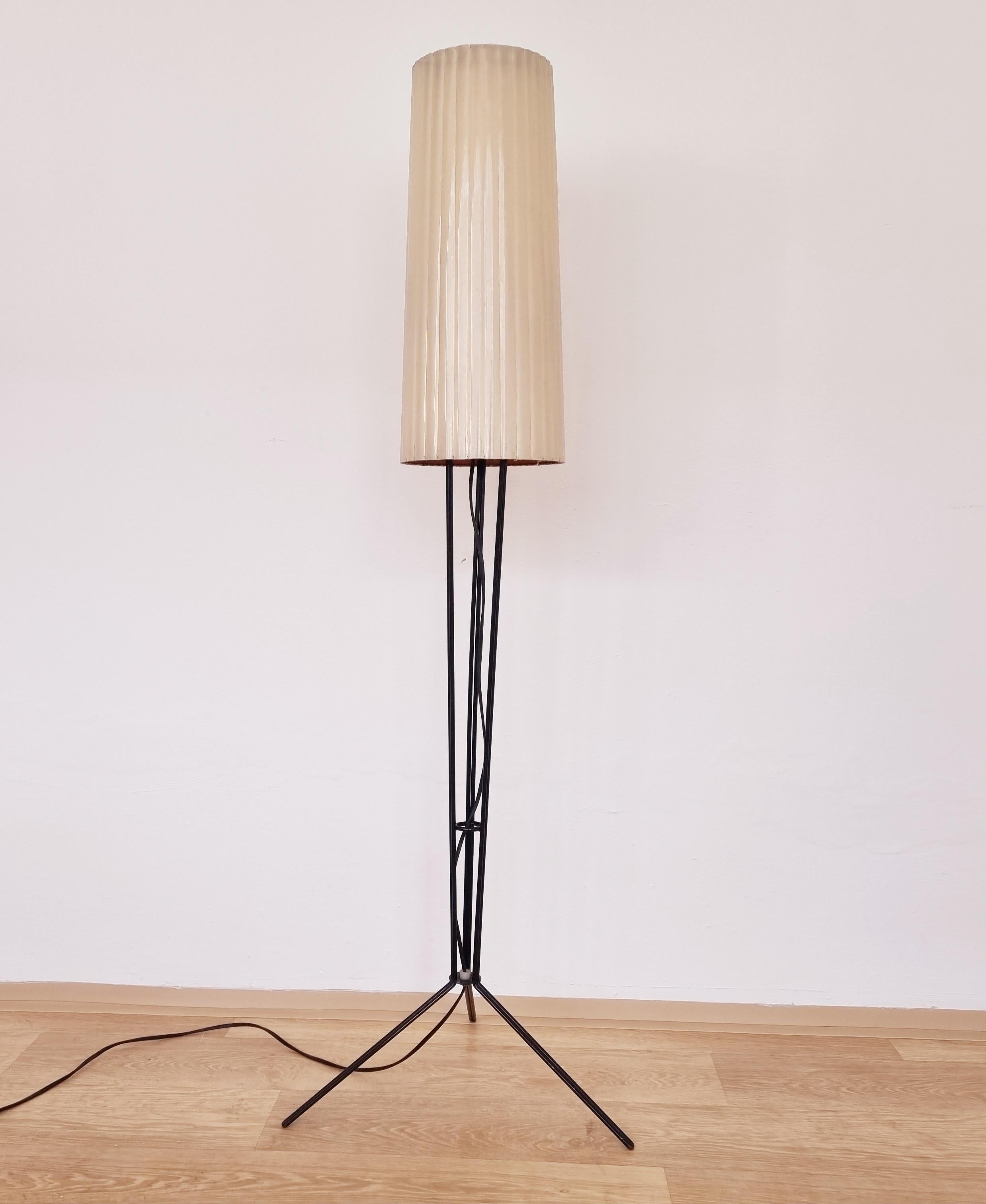 Metal Midcentury Rare Floor Lamp ROCKET Pokrok Zilina, 1960s