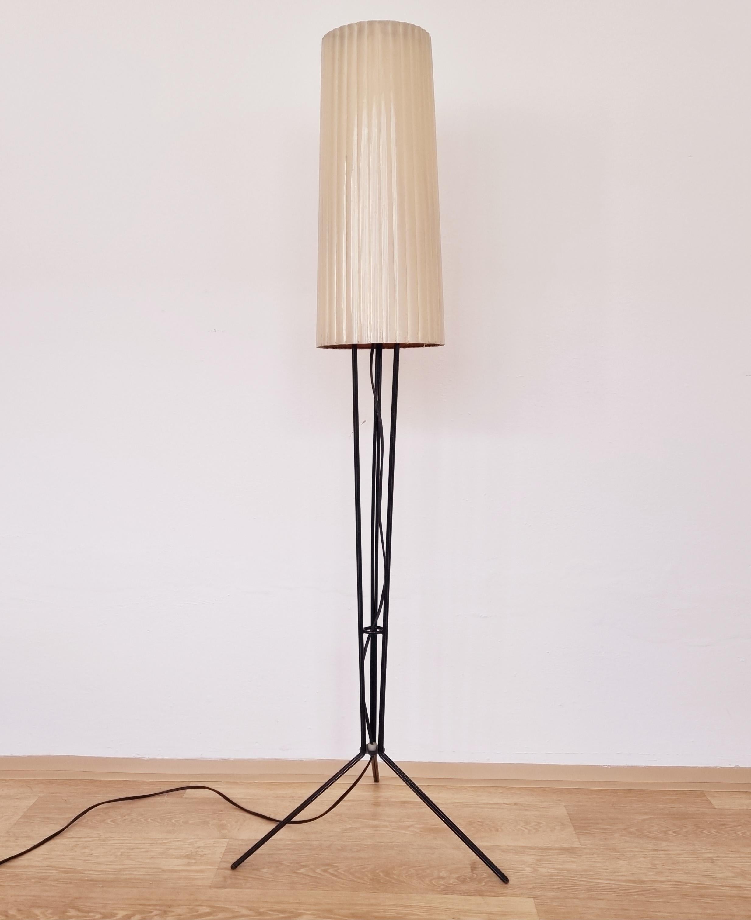 Midcentury Rare Floor Lamp ROCKET Pokrok Zilina, 1960s 1