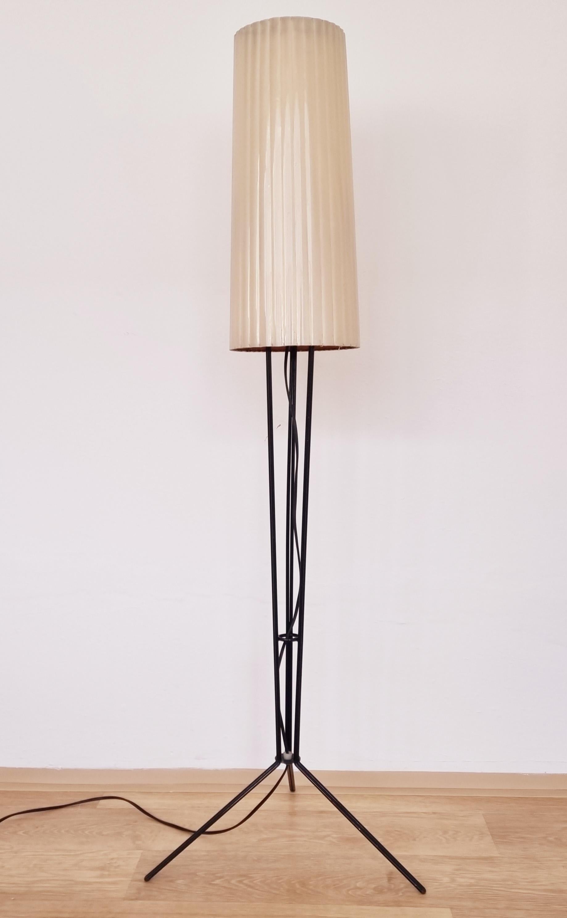 Midcentury Rare Floor Lamp ROCKET Pokrok Zilina, 1960s 2