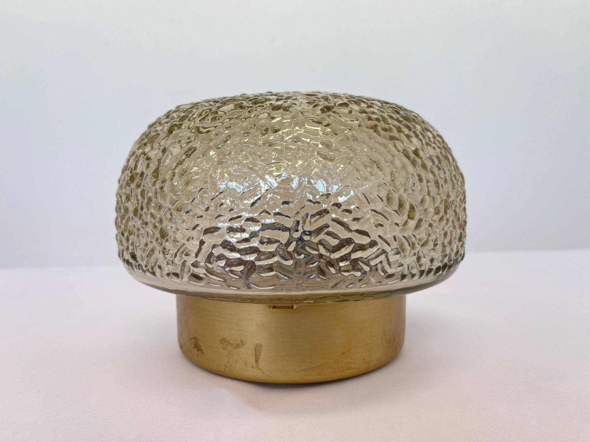 Mid-Century Modern Midcentury Rare Flush Mount, Ceiling or Wall Lamp, Germany, 1970s For Sale