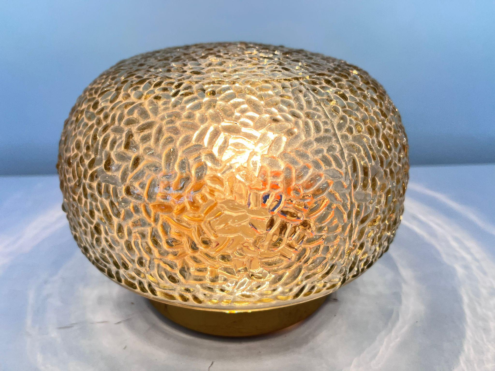 Midcentury Rare Flush Mount, Ceiling or Wall Lamp, Germany, 1970s In Good Condition For Sale In Praha, CZ