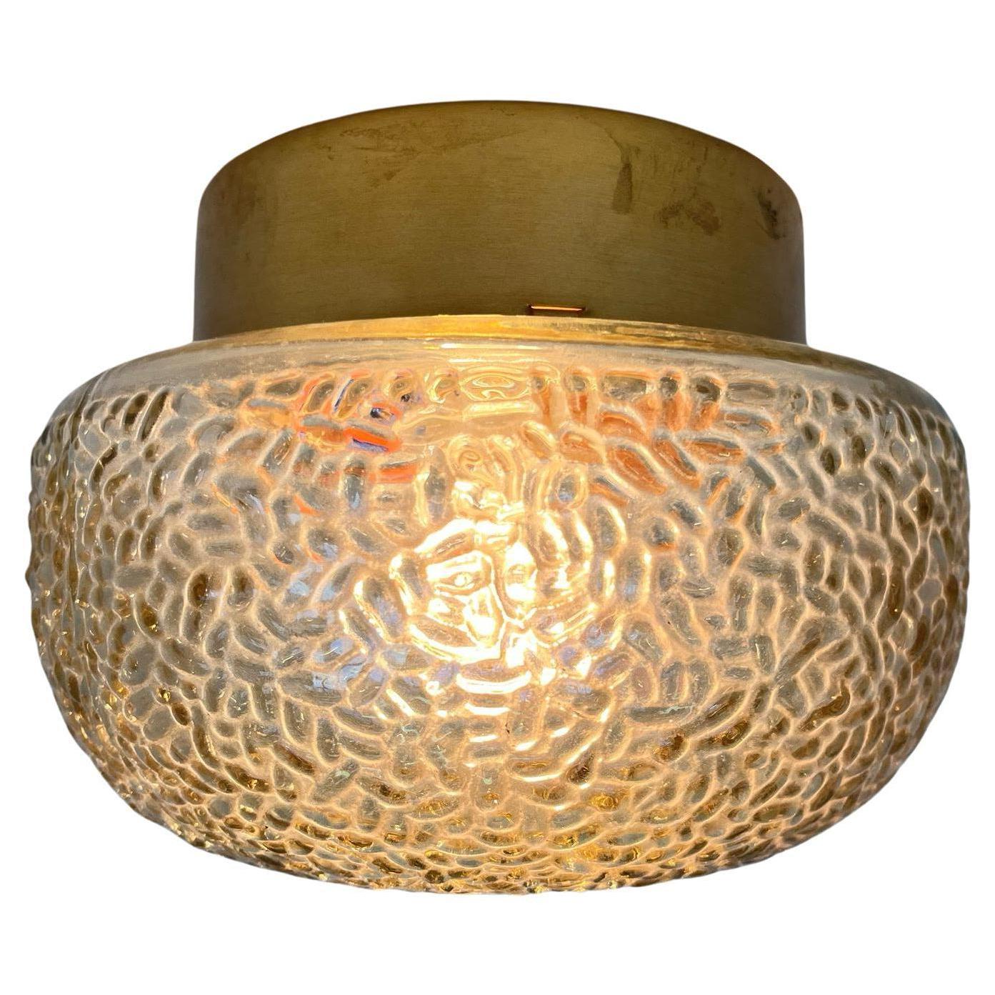 Rara lampada da incasso, da soffitto o da parete del Medioevo, Germania, anni '70