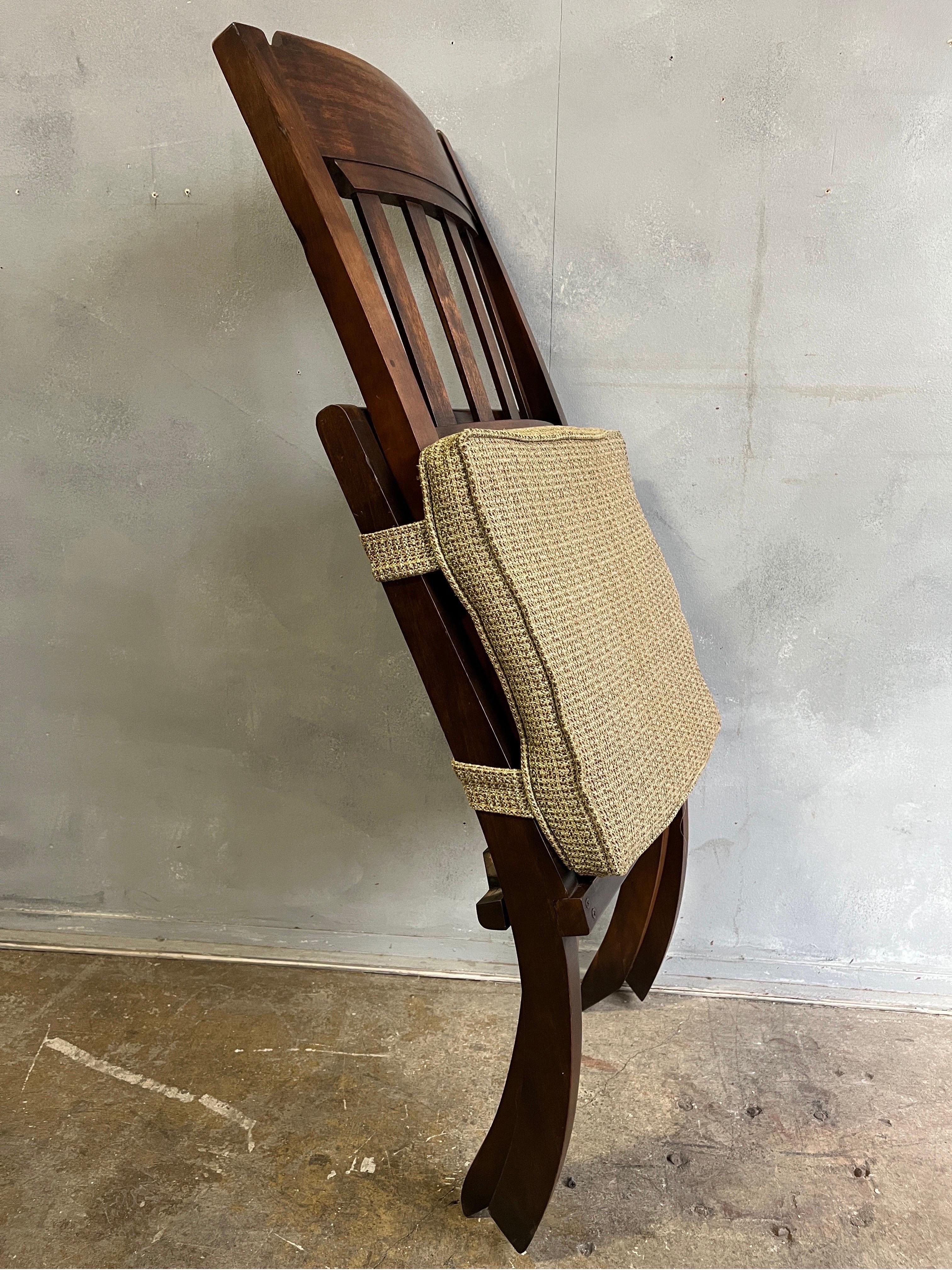 Seltener klappbarer Angle Chair von Milo Baughman aus der Mitte des Jahrhunderts im Angebot 8