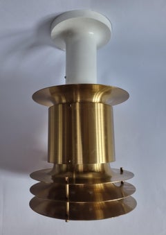 Midcentury Rare Large Flush Mount, Ceiling or Table Lamp, Denmark, 1970s
