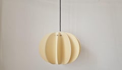 Midcentury Rare Large Pendant Pumpkin Desing, Italy, 1970s