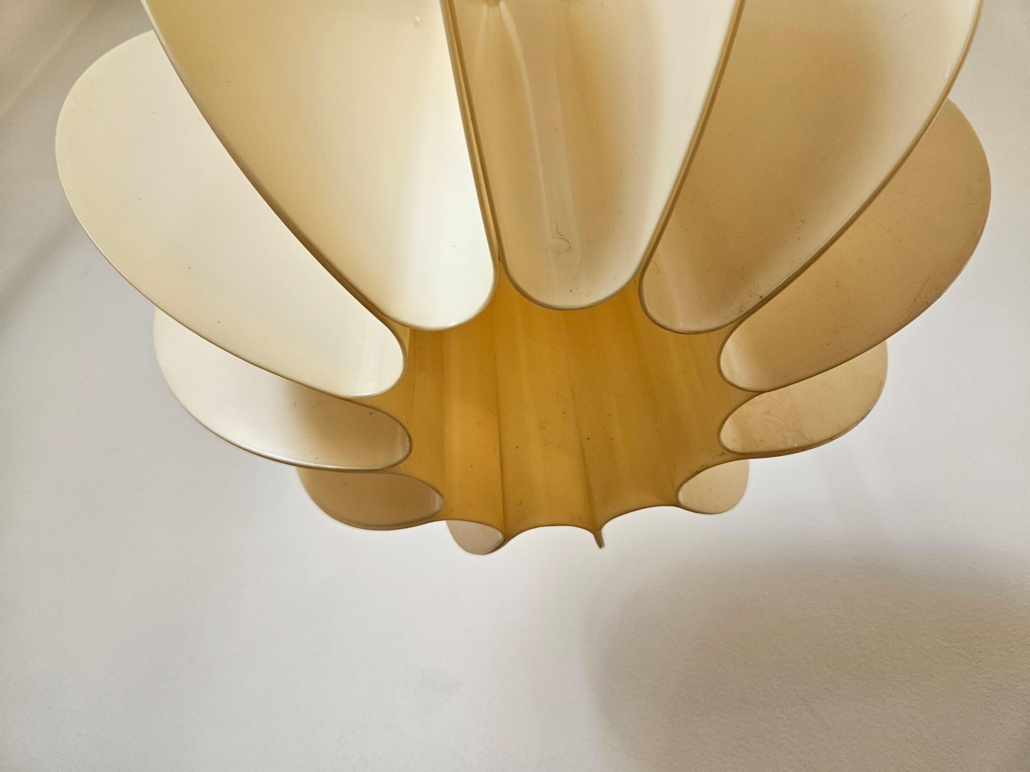 Midcentury Rare Large Pendant Pumpkin Desing, Italy, 1970s For Sale 13