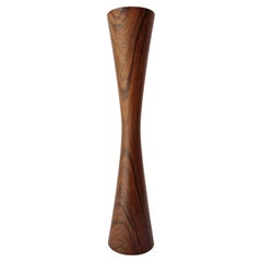 Midcentury Rare Rosewood Candleholder Casa Finland, Brazil, 1970s